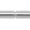 Sterling Silver Bayonet Clasp With A Push And Twist Action, Outside Diameter 4.5mm