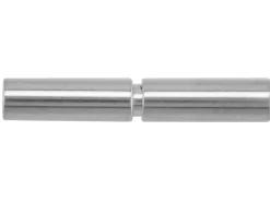 Sterling Silver Bayonet Clasp With A Push And Twist Action, Outside Diameter 4.5mm