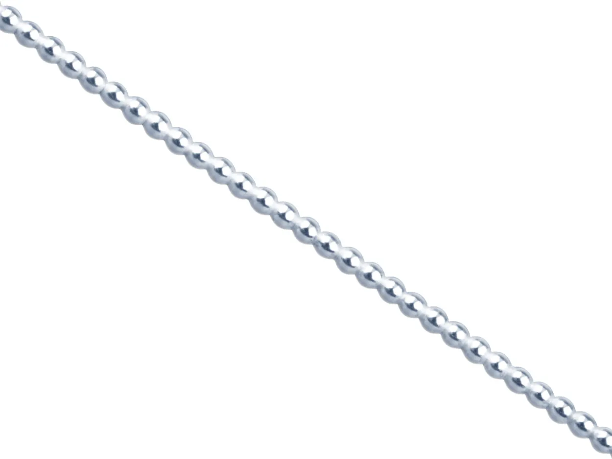 Sterling Silver Beaded Wire 1.5mm