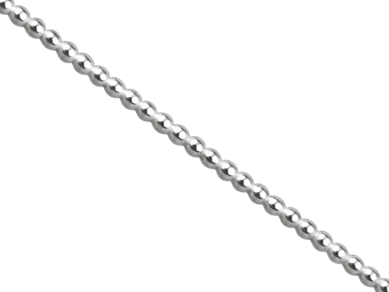 Sterling Silver Beaded Wire 1.3mm