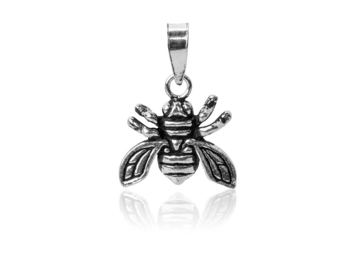Sterling Silver Bee Design Pendant