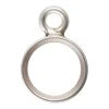 Sterling Silver Bezel Setting Drop, 4mm