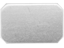 Sterling Silver Blank Kc8233 1.00mm Fully Annealed 17mm X 11mm Rectangle, Cut Corners 100% Recycled Silver