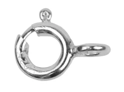Sterling Silver Bolt Rings Closed 6mm Pack of 10