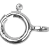 Sterling Silver Bolt Rings Open 5mm Pack of 10