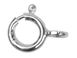 Sterling Silver Bolt Rings Open 5mm Pack of 10