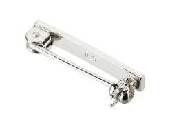 Sterling Silver Brooch Back With Revolver Safety Catch, Complete, 25mm, 100% Recycled Silver