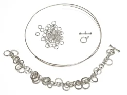 Sterling Silver Bubble Bracelet Kit