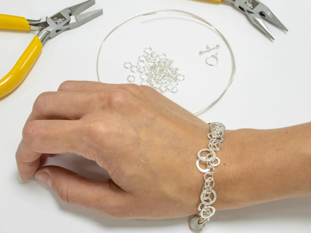 Sterling Silver Bubble Bracelet Kit