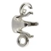 Sterling Silver Buttercup 4 Claw Connector 4mm