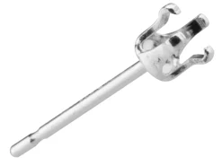 Sterling Silver Buttercup 4 Claw Ear Stud 3mm