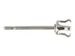 Sterling Silver Buttercup 4 Claw Ear Stud 3mm