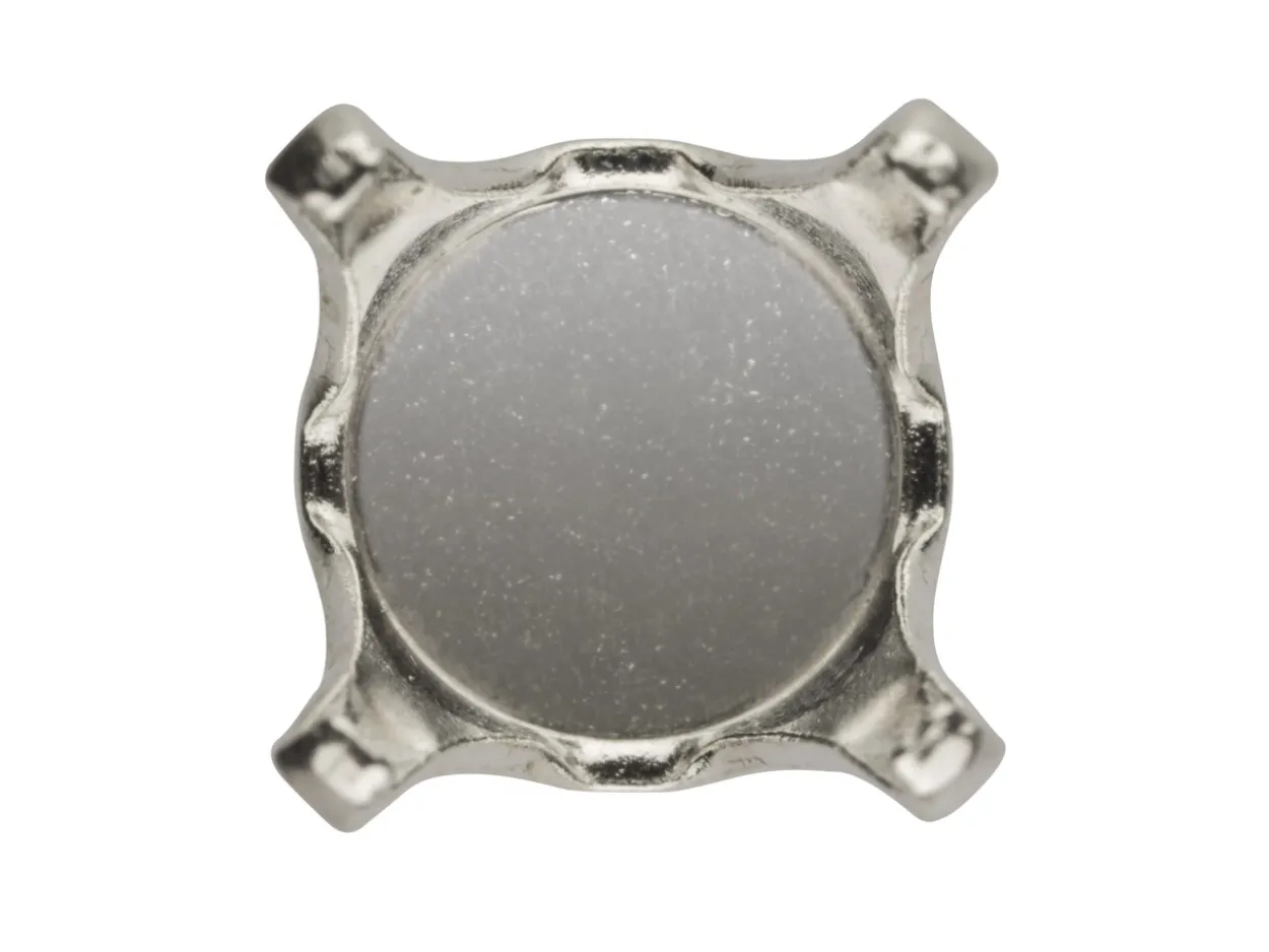 Sterling Silver Buttercup 4 Claw Ear Stud 8mm