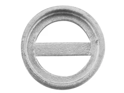 Sterling Silver Cast Setting, Round 4mm