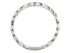 Sterling Silver Celtic Band Ring 4mm Wide Hallmarked Size O