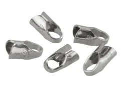 Sterling Silver Chain End Round Pack of 10 1.2mm Inside Diameter