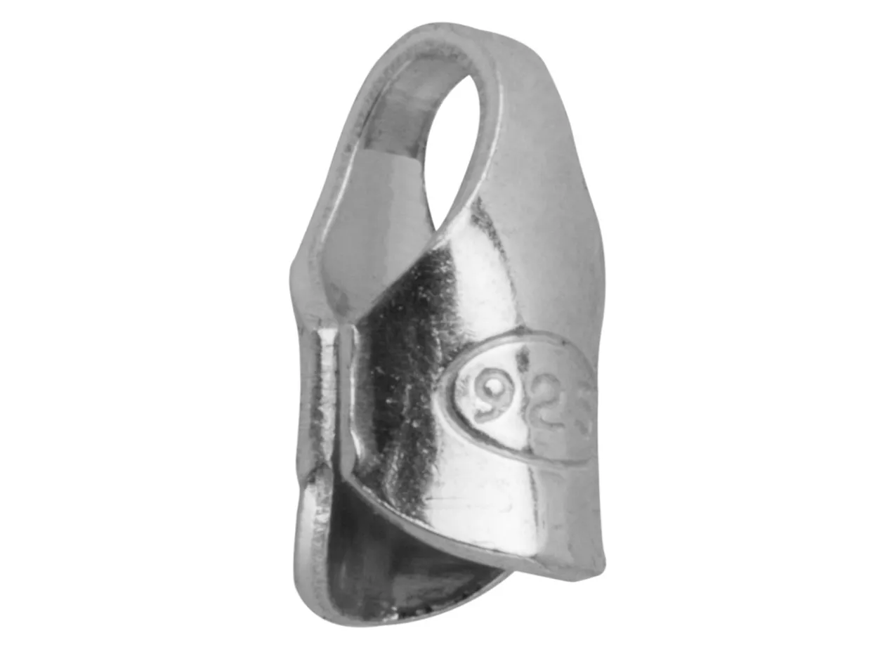 Sterling Silver Chain End Round Pack of 10 2.4mm Inside Diameter