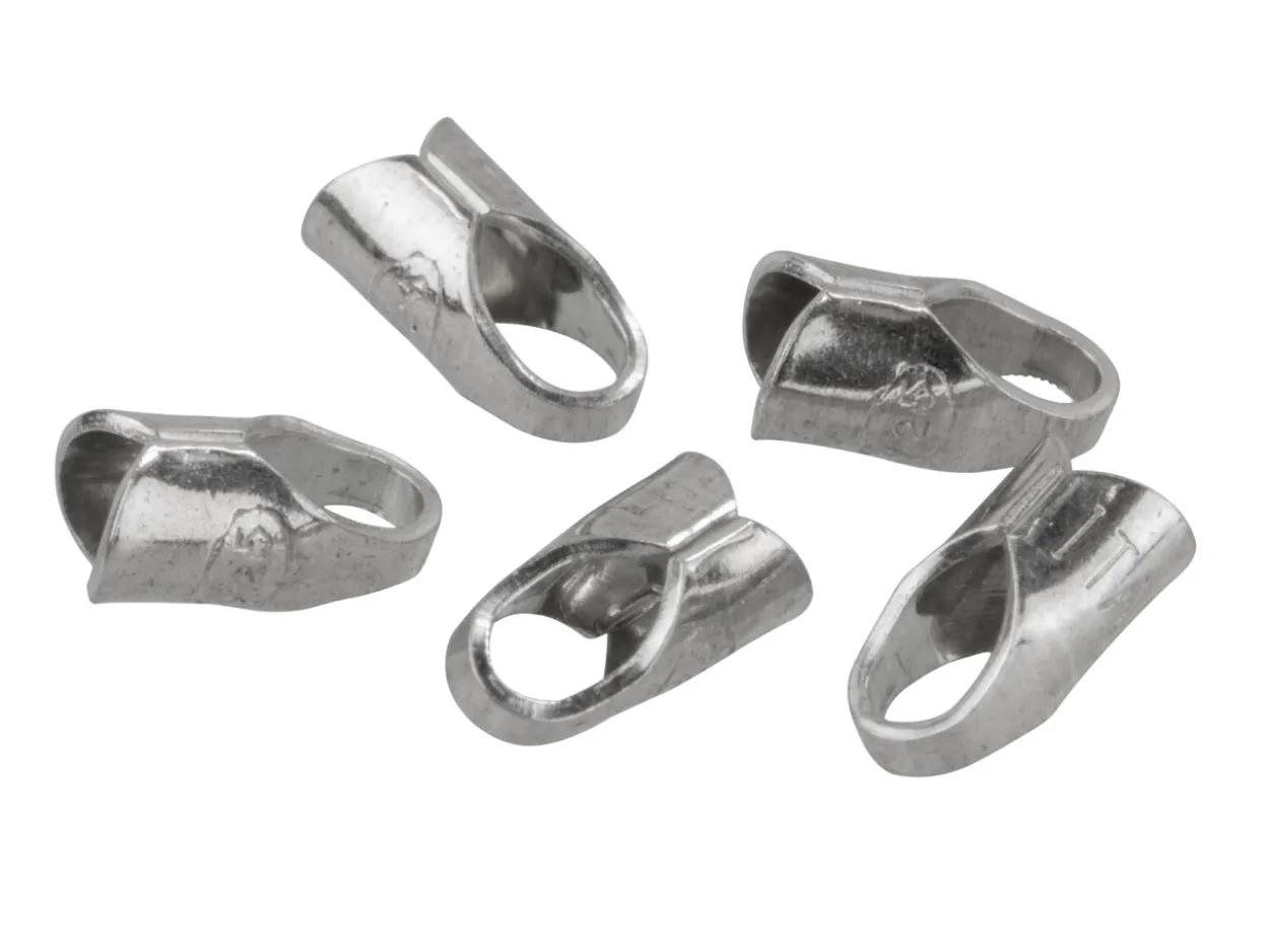 Sterling Silver Chain End Round Pack of 10 2.4mm Inside Diameter