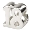 Sterling Silver '18' Charm Bead