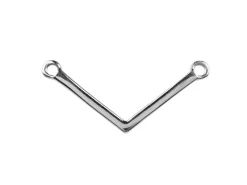 Sterling Silver Chevron 30mm