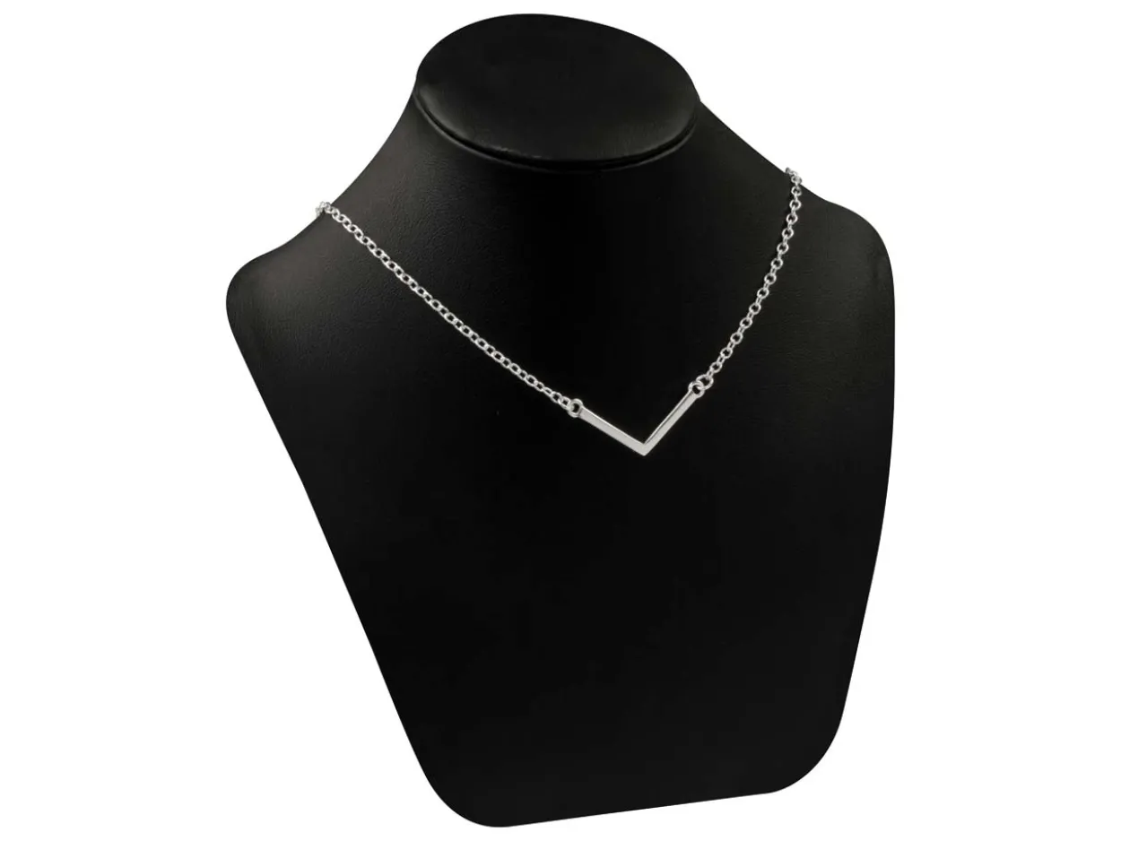 Sterling Silver Chevron 30mm