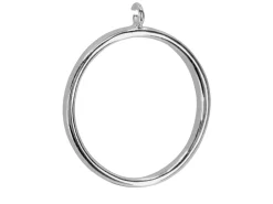 Sterling Silver Circle Drop 19mm, 100% Recycled Silver