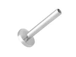 Sterling Silver Circle Labret Stud Earrings