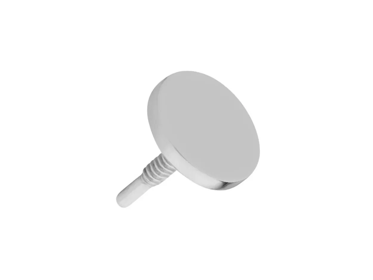 Sterling Silver Circle Labret Stud Earrings