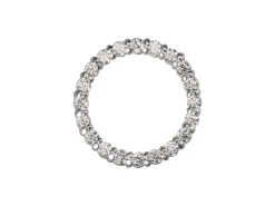 Sterling Silver Circle Of Life Stone Set 18mm