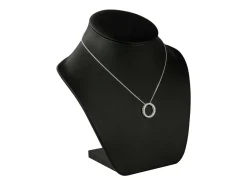 Sterling Silver Circle Of Life Stone Set 18mm