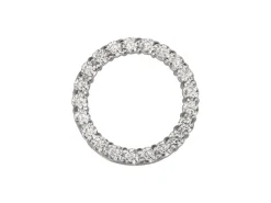 Sterling Silver Circle Of Life Stone Set 14mm