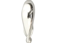 Sterling Silver Clip On Bail 14mm Domed Front