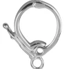Sterling Silver Clip On Bail 15mm Long With 10mm Opening