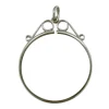 Sterling Silver Coin Mount British Half Crown 2/6 Scroll Top Pendant, 100% Recycled Silver