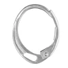 Sterling Silver Continental Ear Wire With Integrated Loop
