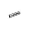 Sterling Silver Corrugated Spiral 6.5x2mm Tube Beads Pack of 25