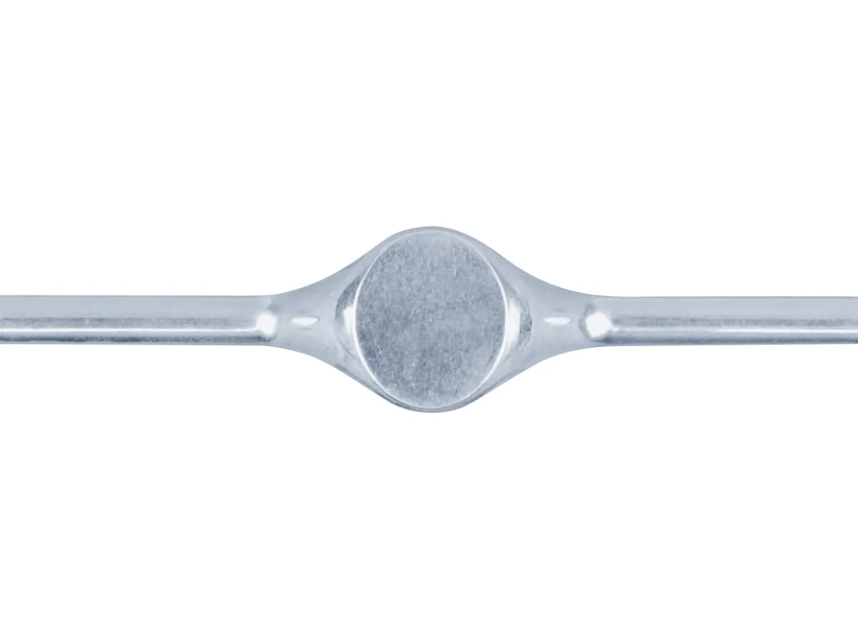Sterling Silver Court Ring G6 3.00mm Hallmarked Fully Annealed Oval Signet 14mm X 12mm, 100% Recycled Silver