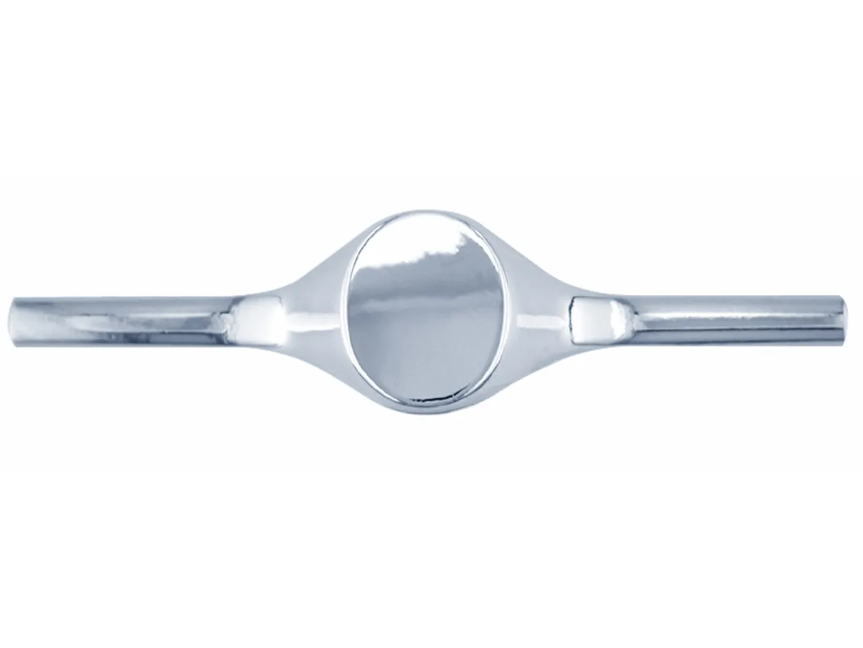 Sterling Silver Court Ring Kt3031 3.00mm Hallmarked Fully Annealed Oval Signet 16mm X 13mm, 100% Recycled Silver