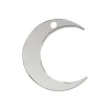 Sterling Silver Crescent Moon Connector 20mm