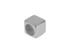 Sterling Silver Cube 4mm Stamping Blank Pack of 3