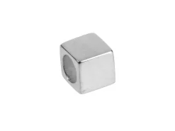 Sterling Silver Cube 5mm Stamping Blank Pack of 3
