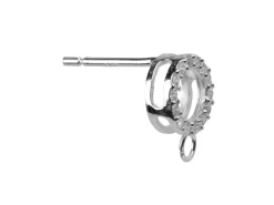 Sterling Silver Cubic Zirconia Channel Set And Ring Pack of 2