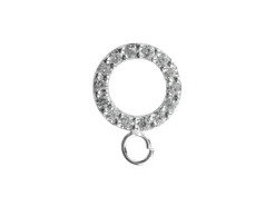 Sterling Silver Cubic Zirconia Channel Set And Ring Pack of 2