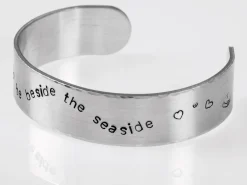 Sterling Silver Cuff Bangle 150x10mm Stamping Blank