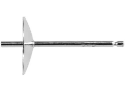 Sterling Silver Cup Peg Post 3mm, Pack of 10, 301