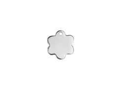 Sterling Silver Daisy 10mm Stamping Blank Pack of 5