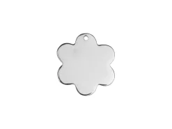 Sterling Silver Daisy 15mm Stamping Blank Pack of 3