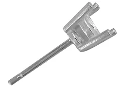 Sterling Silver Double Gallery Ear Stud 15pt, 4 Claw
