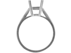 Sterling Silver Dress Octagonal Ring 8x6mm Hallmarked Size N