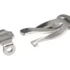 Sterling Silver Ear Clip Flat Stamped Medium Unassembled